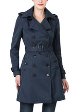 Load image into Gallery viewer, Kimi + Kai Women's "Adley" Classic Hooded Trench Coat