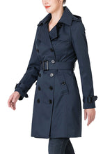 Load image into Gallery viewer, Kimi + Kai Women's "Adley" Classic Hooded Trench Coat