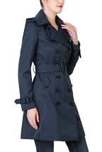 Kimi + Kai Women's "Adley" Classic Hooded Trench Coat