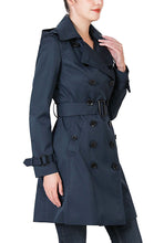 Load image into Gallery viewer, Kimi + Kai Women's "Adley" Classic Hooded Trench Coat
