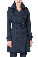 Load image into Gallery viewer, Kimi + Kai Women's "Adley" Classic Hooded Trench Coat