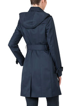 Kimi + Kai Women's "Adley" Classic Hooded Trench Coat
