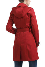 Load image into Gallery viewer, Kimi + Kai Women's "Adley" Classic Hooded Trench Coat