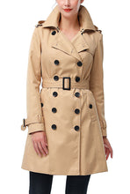 Load image into Gallery viewer, Kimi + Kai Women's "Adley" Classic Hooded Trench Coat