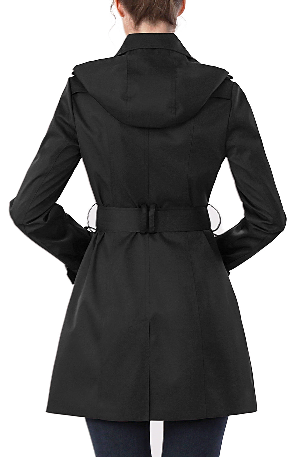 Kimi + Kai Women's "Rosie" Hooded Trench Coat