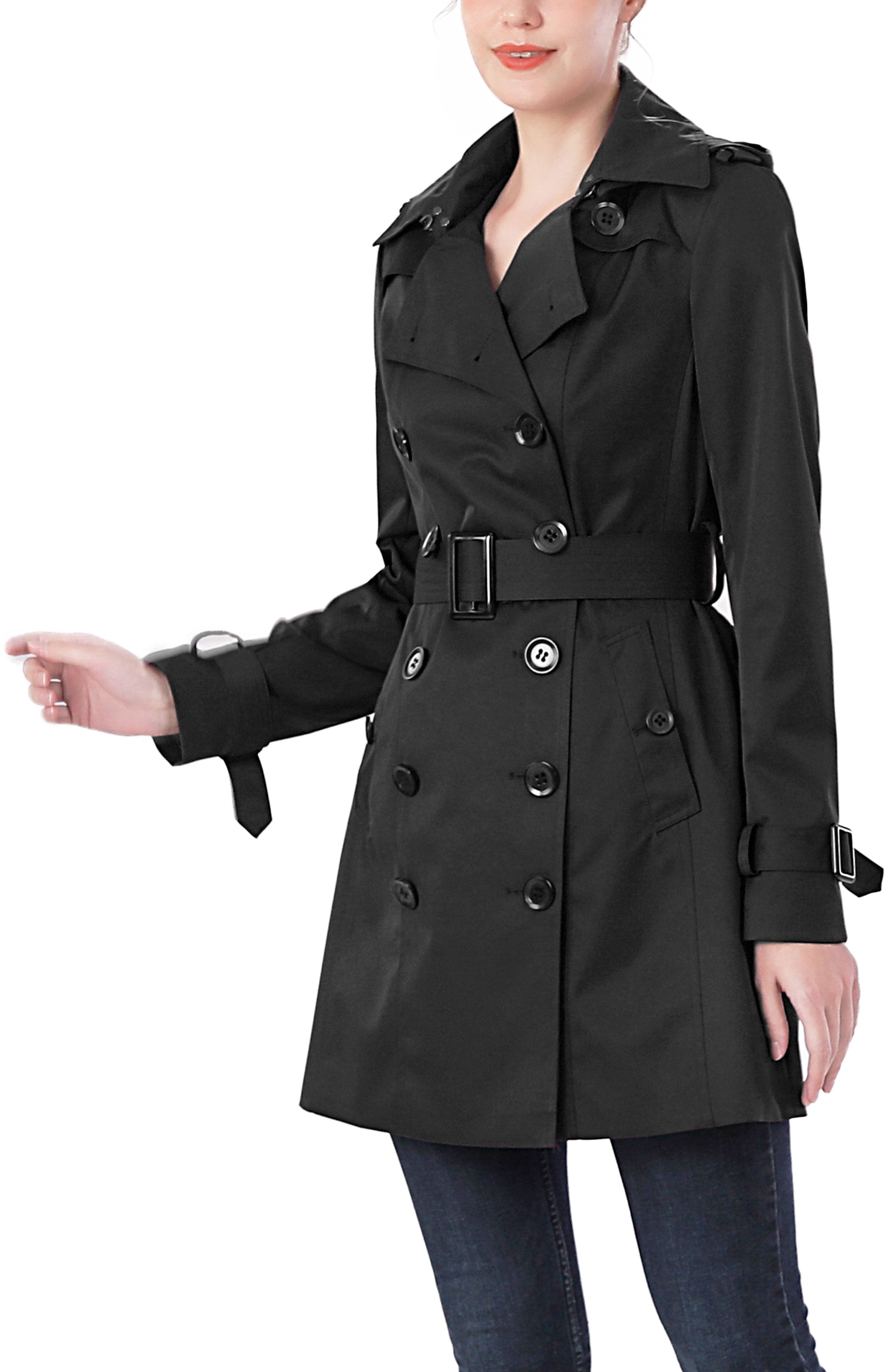 Kimi + Kai Women's "Rosie" Hooded Trench Coat