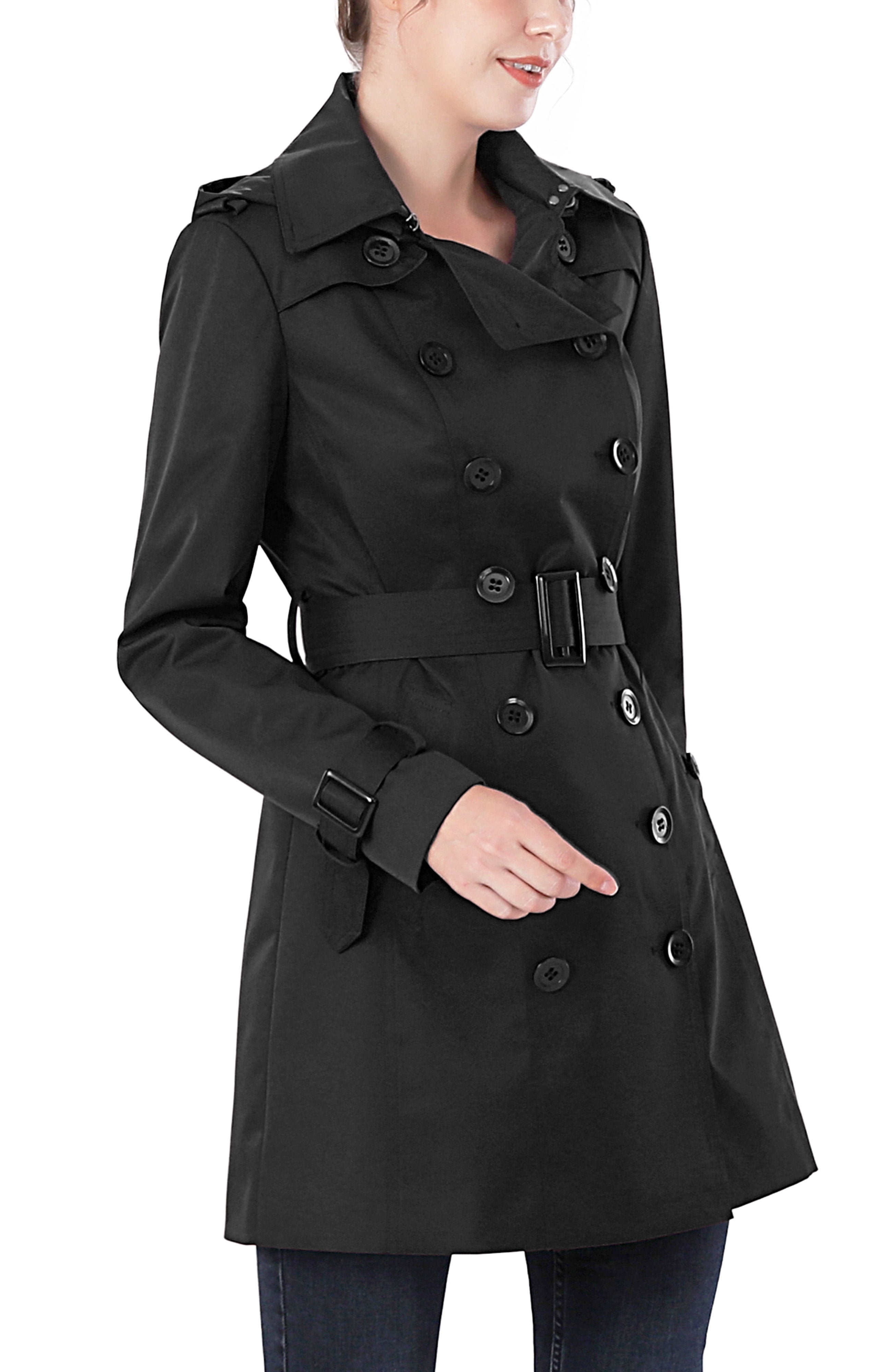 Kimi + Kai Women's "Rosie" Hooded Trench Coat