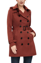 Load image into Gallery viewer, Kimi + Kai Women's "Rosie" Hooded Trench Coat