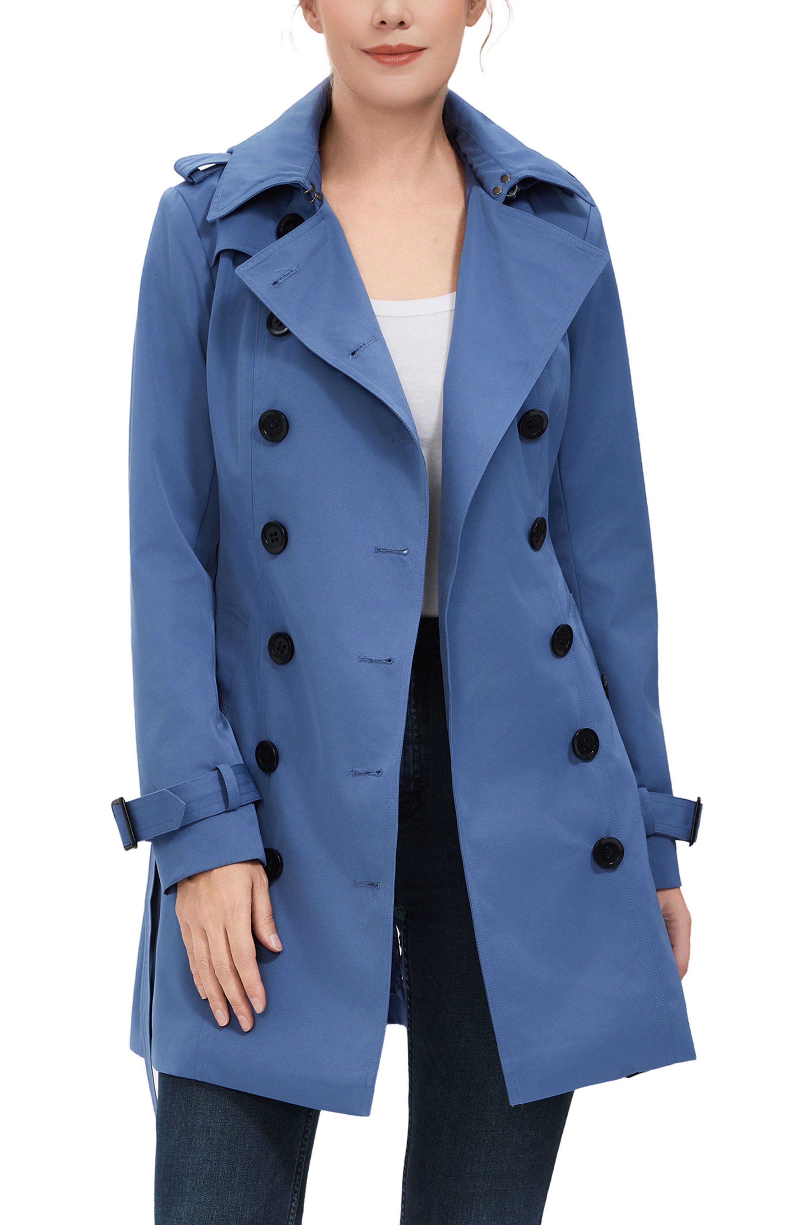 Kimi + Kai Women's "Rosie" Hooded Trench Coat