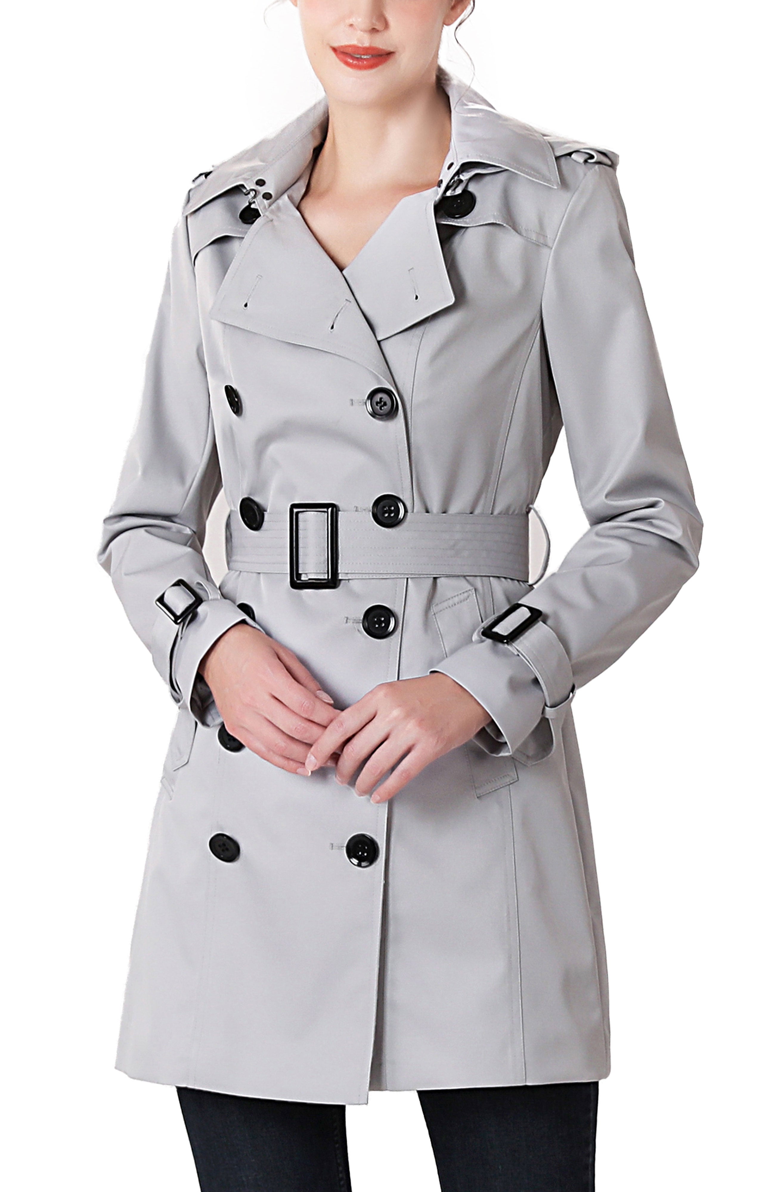 Kimi + Kai Women's "Rosie" Hooded Trench Coat