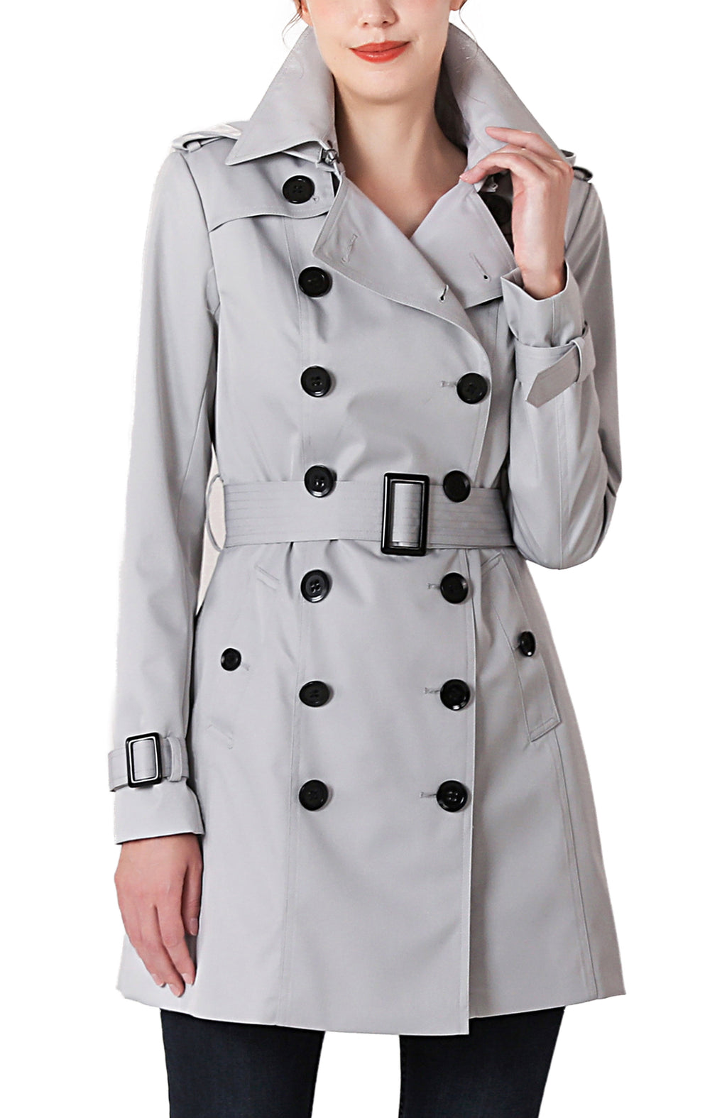 Kimi + Kai Women's "Rosie" Hooded Trench Coat