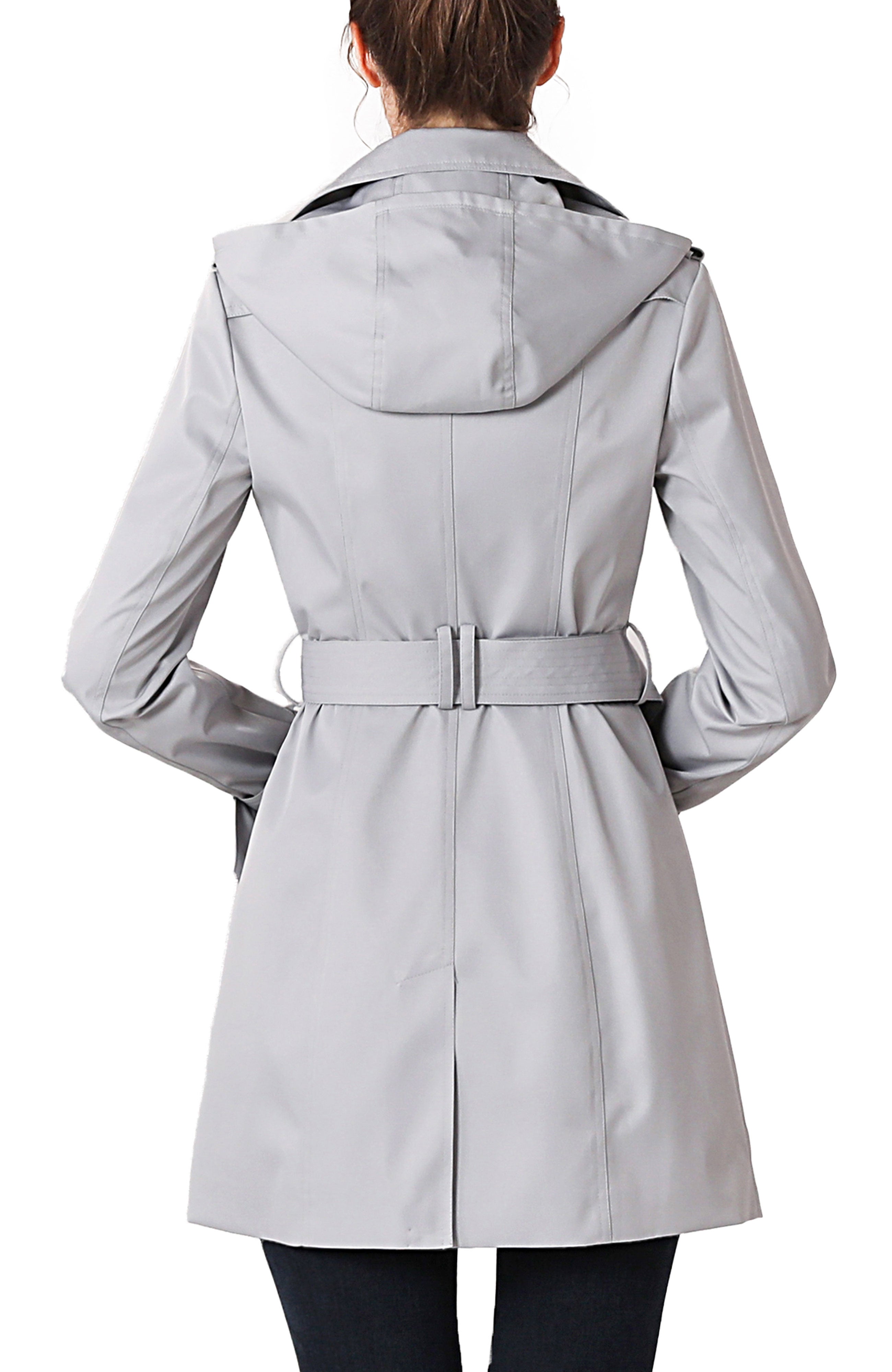 Kimi + Kai Women's "Rosie" Hooded Trench Coat