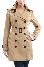 Load image into Gallery viewer, Kimi + Kai Women's "Rosie" Hooded Trench Coat