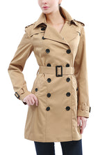 Kimi + Kai Women's "Rosie" Hooded Trench Coat