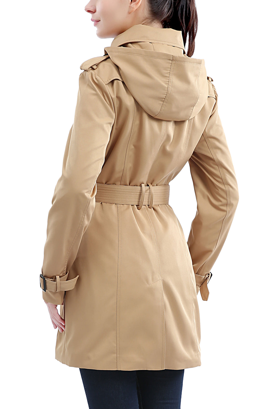 Kimi + Kai Women's "Rosie" Hooded Trench Coat