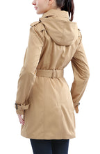Kimi + Kai Women's "Rosie" Hooded Trench Coat