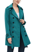 Kimi + Kai Women's "Rosie" Hooded Trench Coat