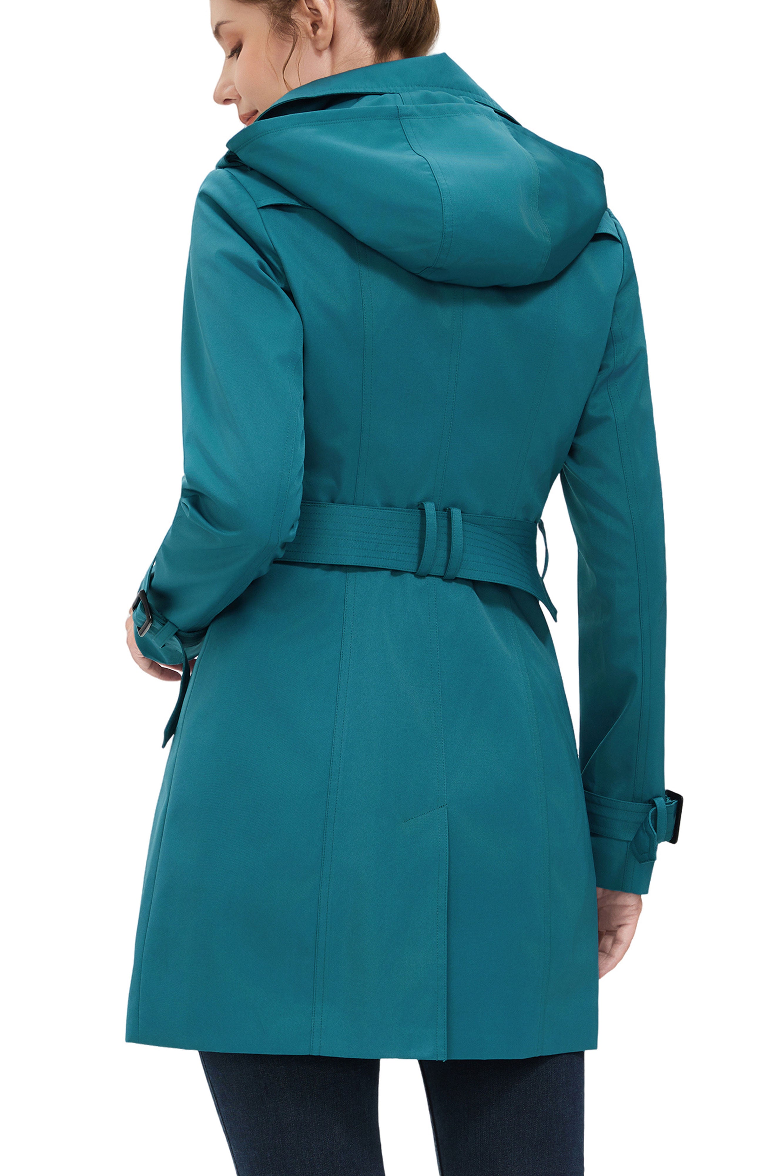 Kimi + Kai Women's "Rosie" Hooded Trench Coat