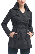Load image into Gallery viewer, Kimi + Kai Women's "Noa" Hooded Short Trench Coat