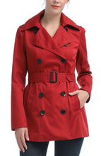 Load image into Gallery viewer, Kimi + Kai Women's "Noa" Hooded Short Trench Coat