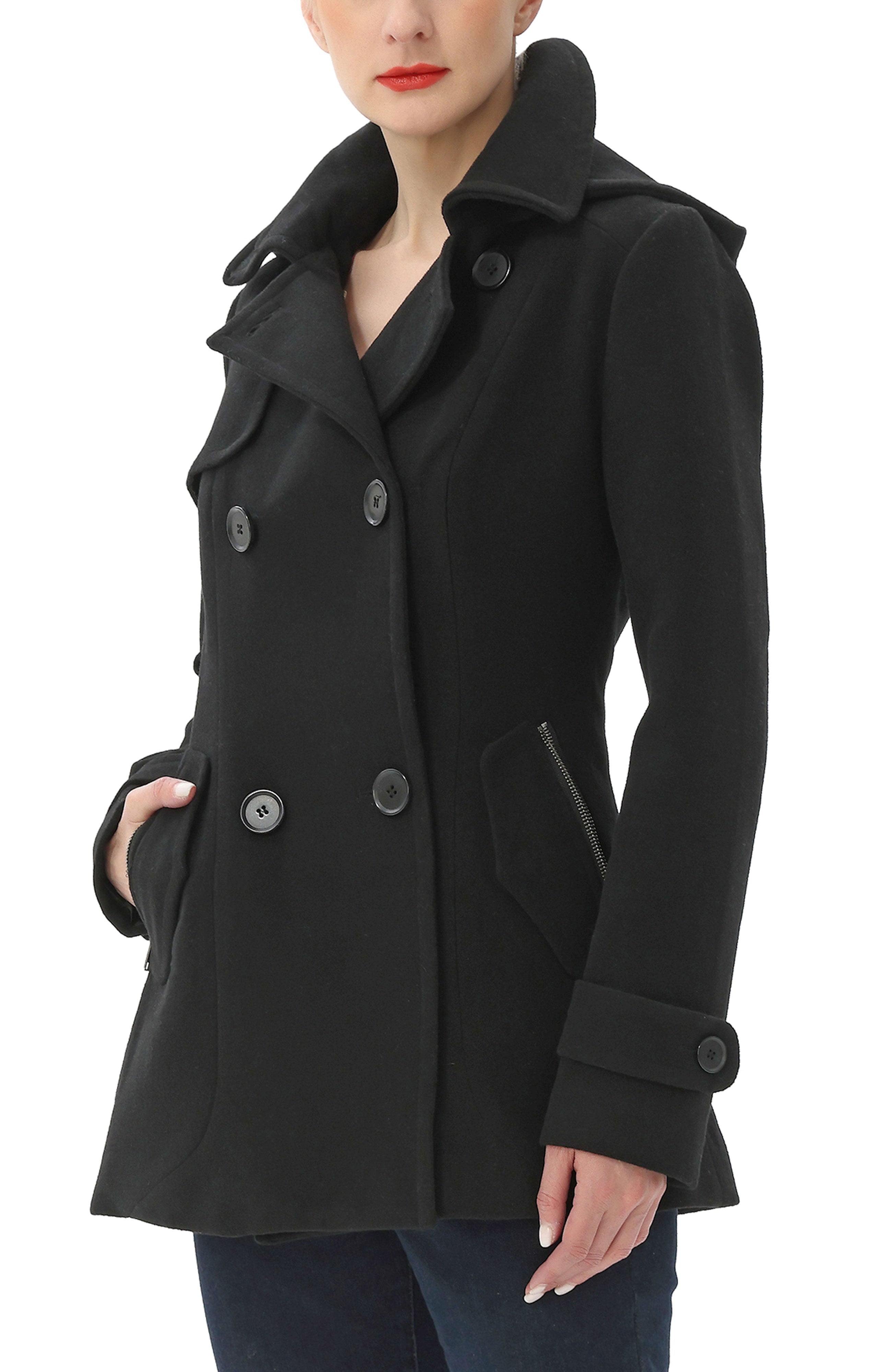 Kimi + Kai Women's "Anne" Wool Pea Coat