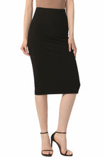 Load image into Gallery viewer, Kimi + Kai Women's Exposed Back Zip Pencil Skirt