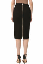 Kimi + Kai Women's Exposed Back Zip Pencil Skirt