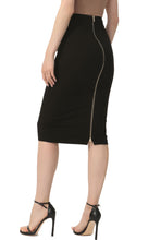 Load image into Gallery viewer, Kimi + Kai Women's Exposed Back Zip Pencil Skirt