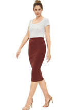 Kimi + Kai Women Knit Pencil Skirt