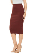 Kimi + Kai Women Knit Pencil Skirt