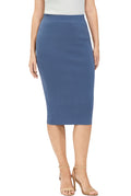 Kimi + Kai Women Knit Pencil Skirt