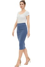 Kimi + Kai Women Knit Pencil Skirt