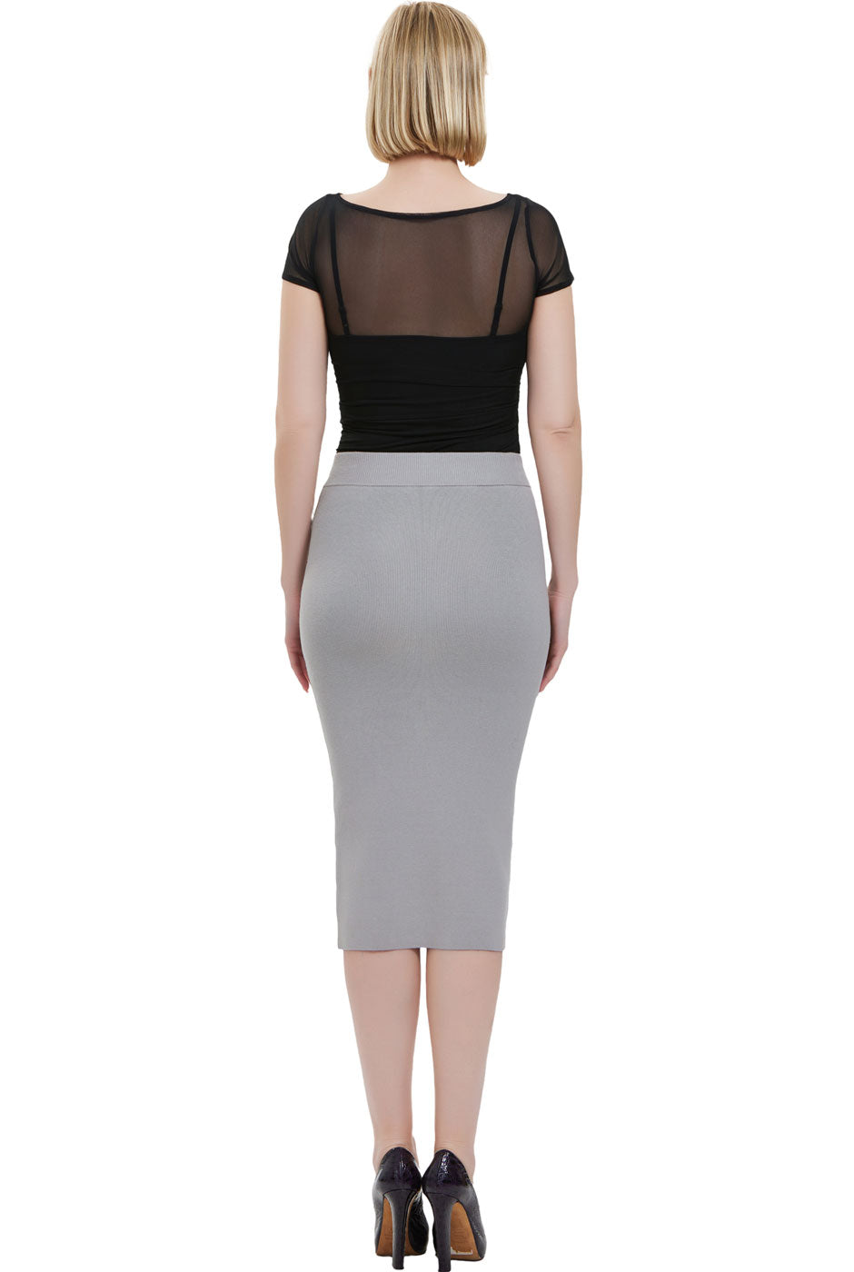 Kimi + Kai Women Knit Pencil Skirt