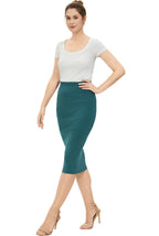 Kimi + Kai Women Knit Pencil Skirt