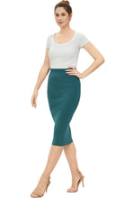 Load image into Gallery viewer, Kimi + Kai Women Knit Pencil Skirt