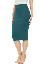 Load image into Gallery viewer, Kimi + Kai Women Knit Pencil Skirt