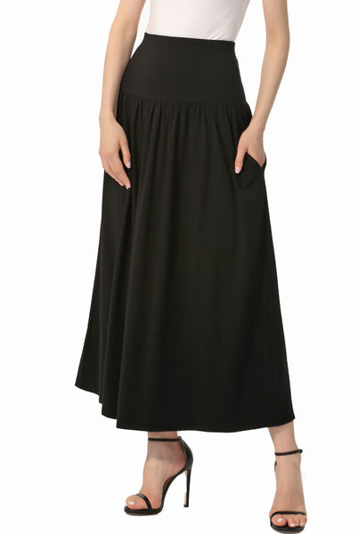 Kimi + Kai Women Tiered Maxi Skirt