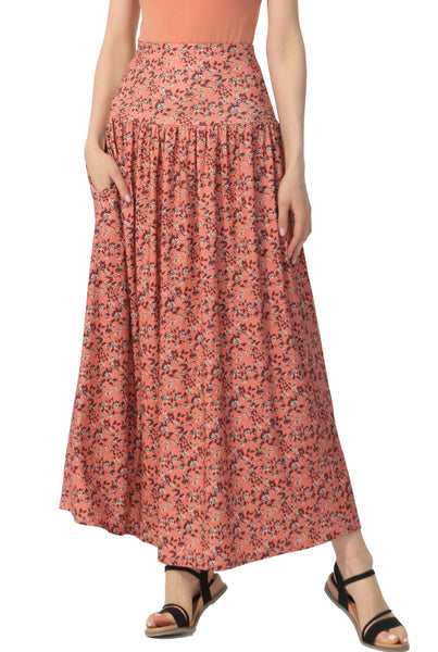 Kimi + Kai Women Tiered Maxi Skirt