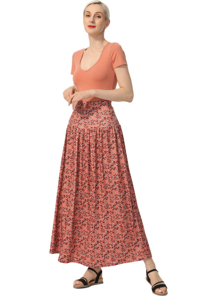 Kimi + Kai Women Tiered Maxi Skirt