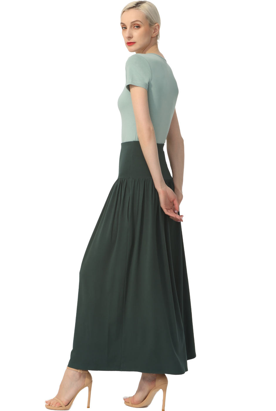Kimi + Kai Women Tiered Maxi Skirt
