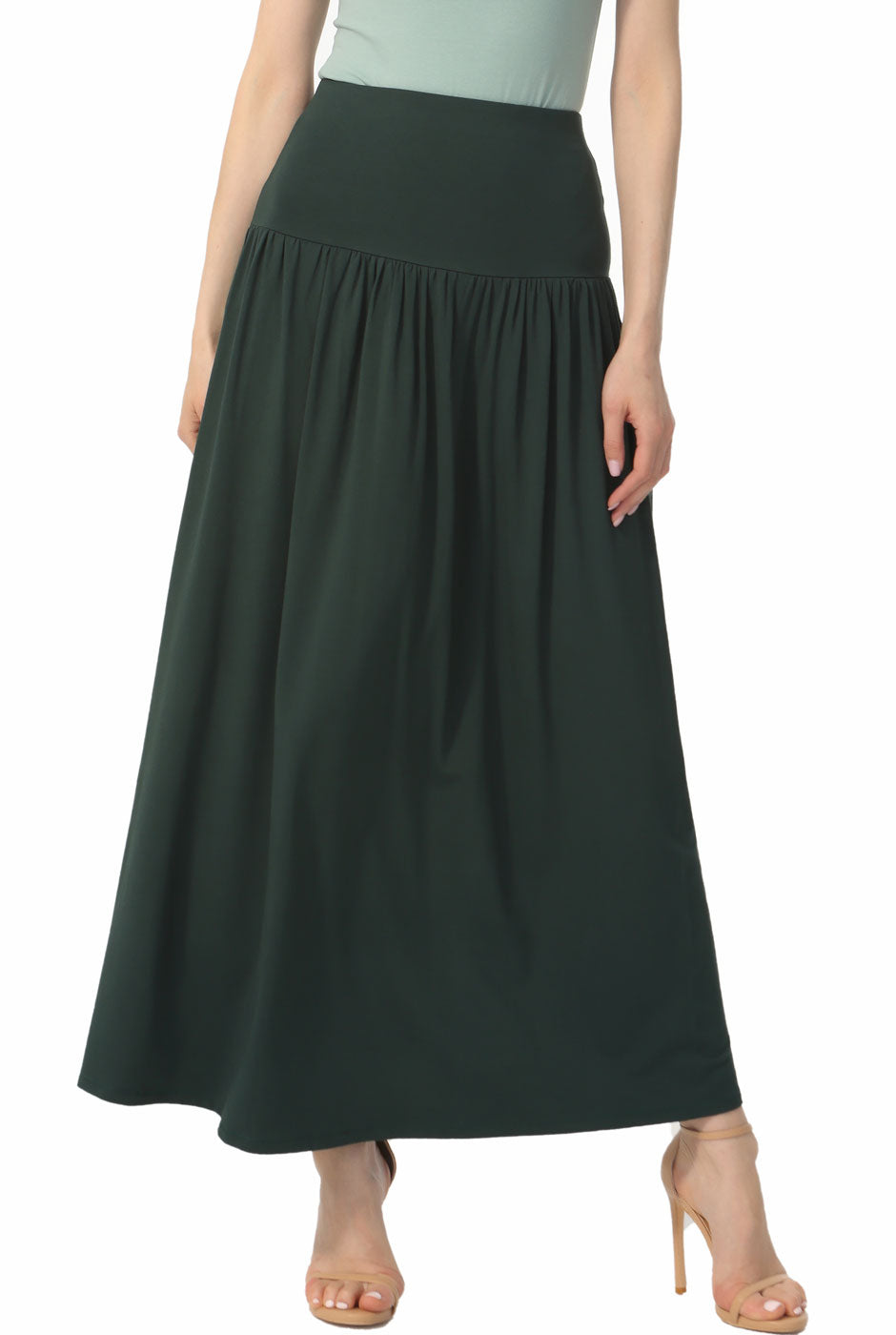 Kimi + Kai Women Tiered Maxi Skirt