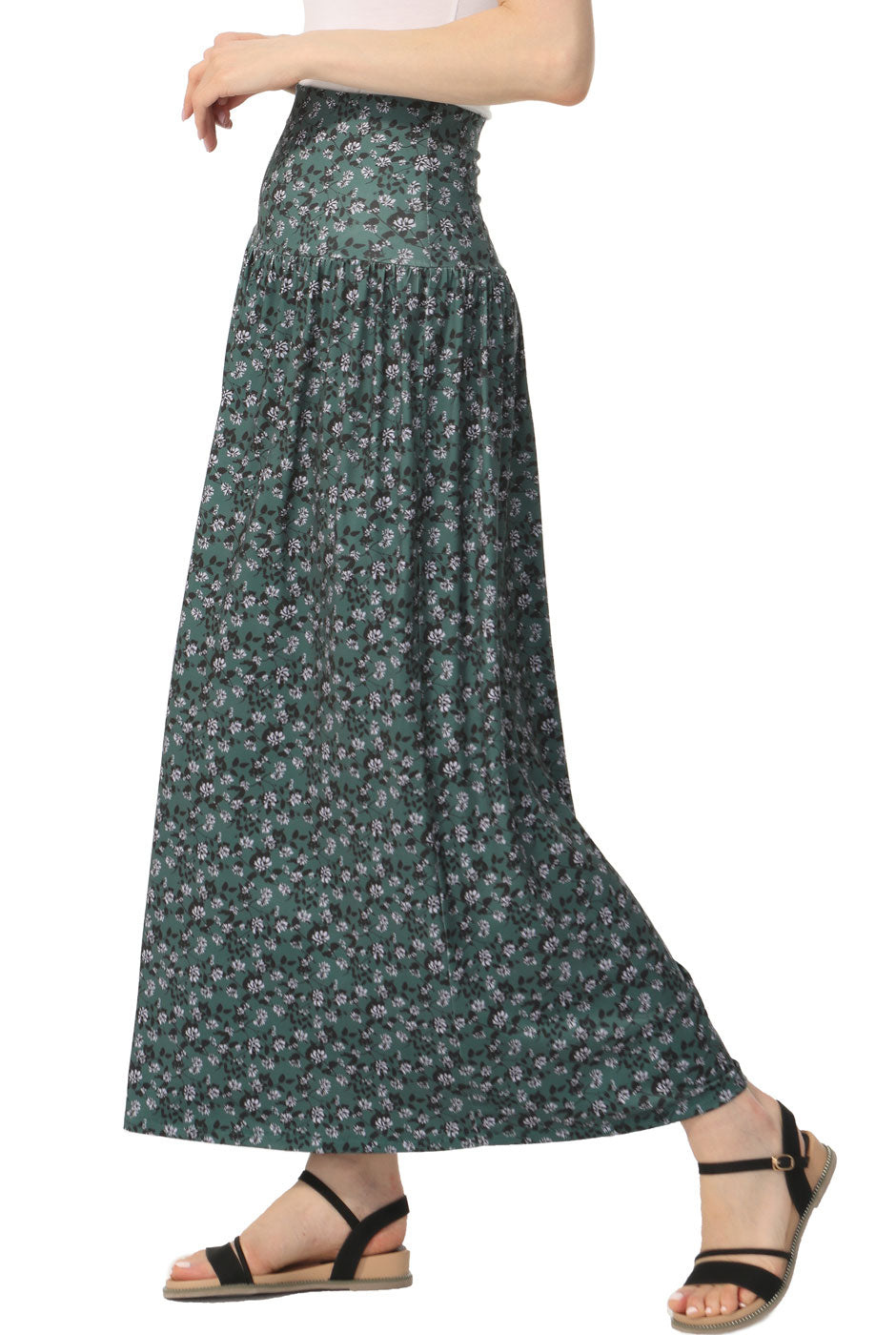 Kimi + Kai Women Tiered Maxi Skirt
