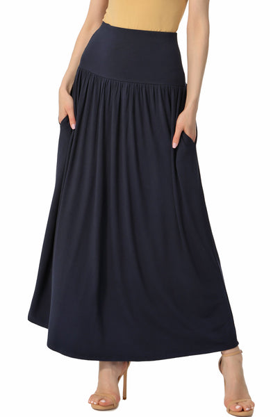 Kimi + Kai Women Tiered Maxi Skirt