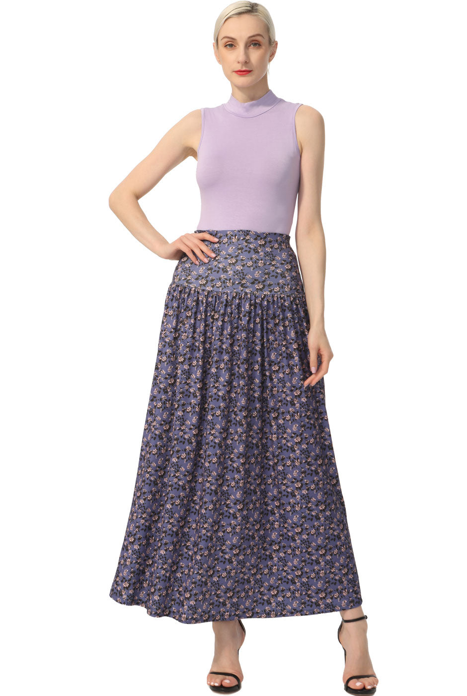 Kimi + Kai Women Tiered Maxi Skirt