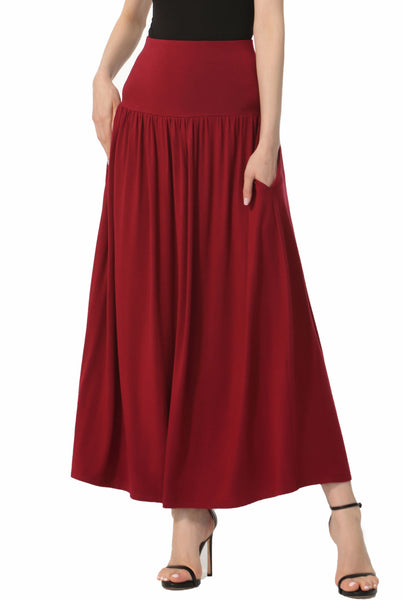 Kimi + Kai Women Tiered Maxi Skirt