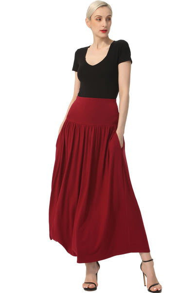 Kimi + Kai Women Tiered Maxi Skirt