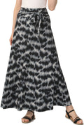 Kimi + Kai Women Belted Maxi Skirt
