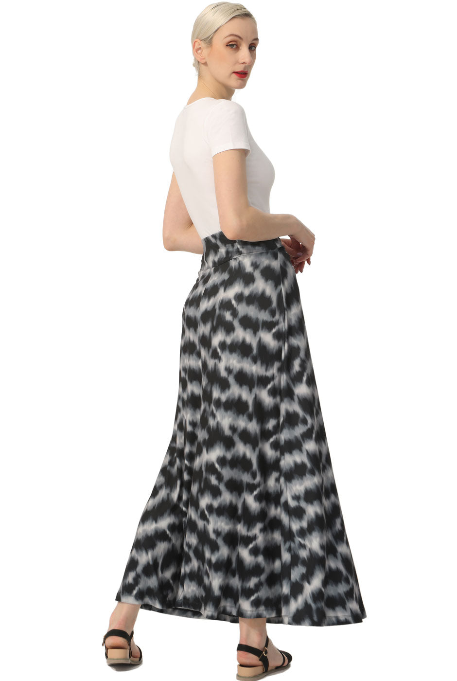 Kimi + Kai Women Belted Maxi Skirt