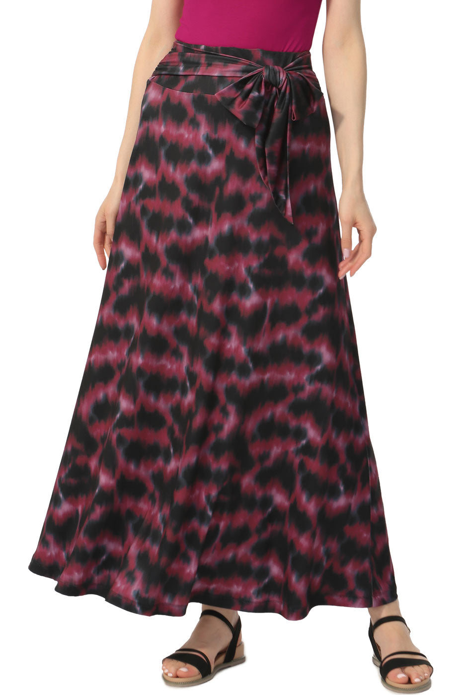 Kimi + Kai Women Belted Maxi Skirt