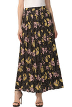Kimi + Kai Women Print Box Pleat Maxi Skirt